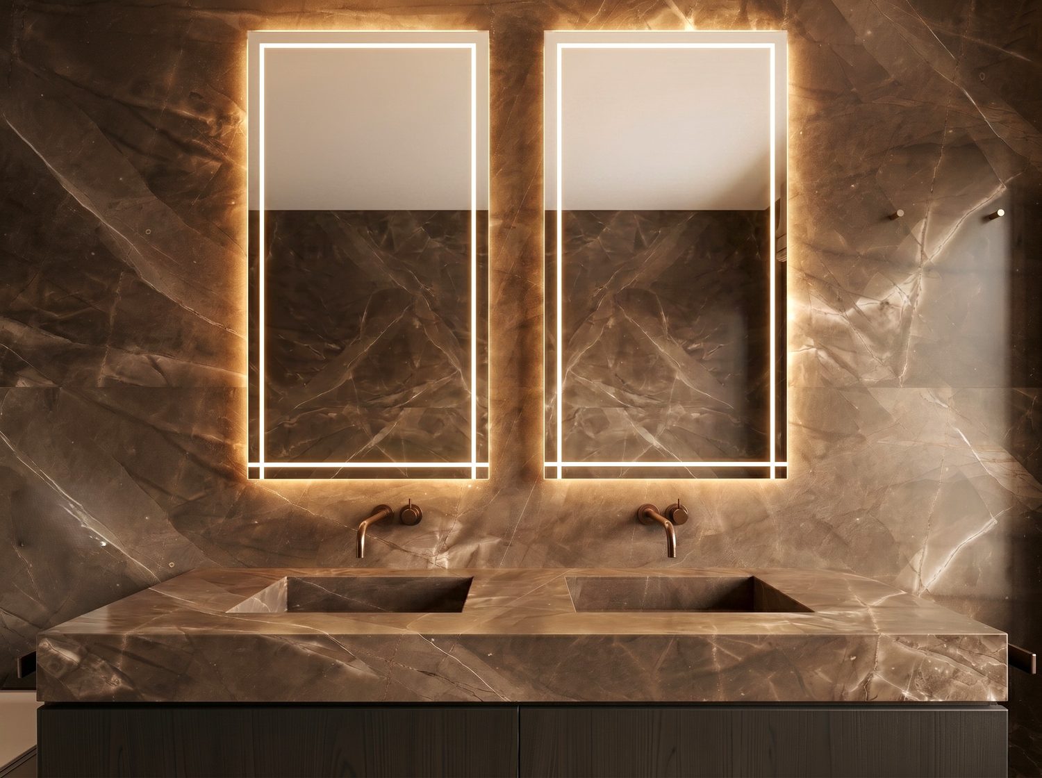 Propuesta de diseño de baño en Gris Pulpis