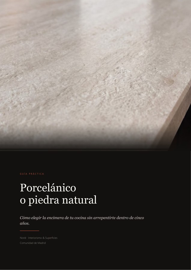 Gu&iacute;a de Nori&eacute;: porcel&aacute;nico o piedra natural