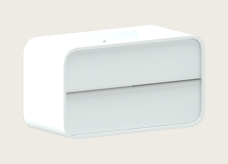 Mueble de baño Nori Two, frente curvo